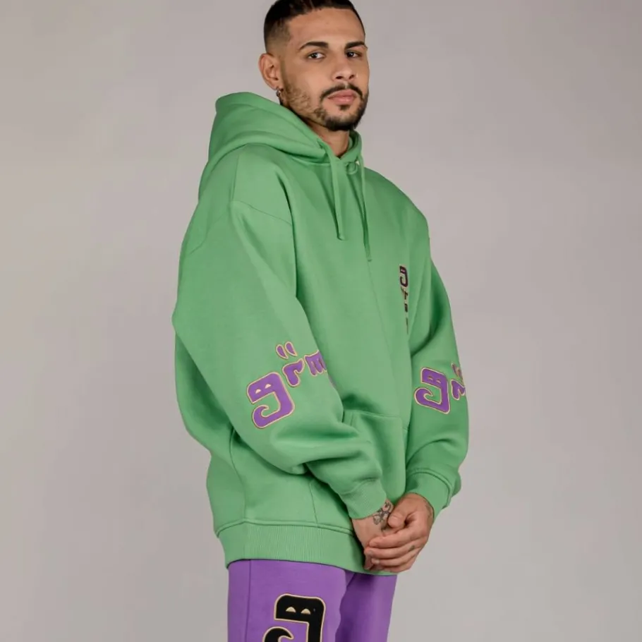 Grimey Pack Pant + Hoodie "Lust Mantra" - Purple/Green - Fall 22 Best
