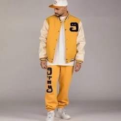 Grimey Pack Pant + Jacket "Lust Mantra" - Yellow - Fall 22 Cheap
