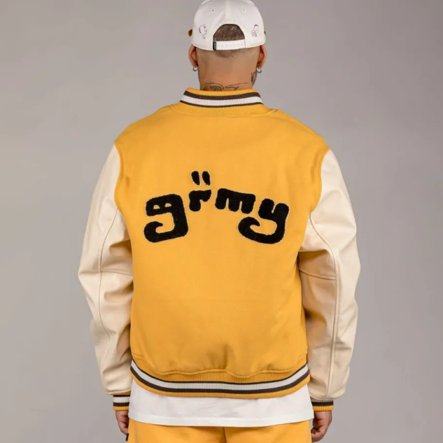 Grimey Pack Pant + Jacket "Lust Mantra" - Yellow - Fall 22 Cheap