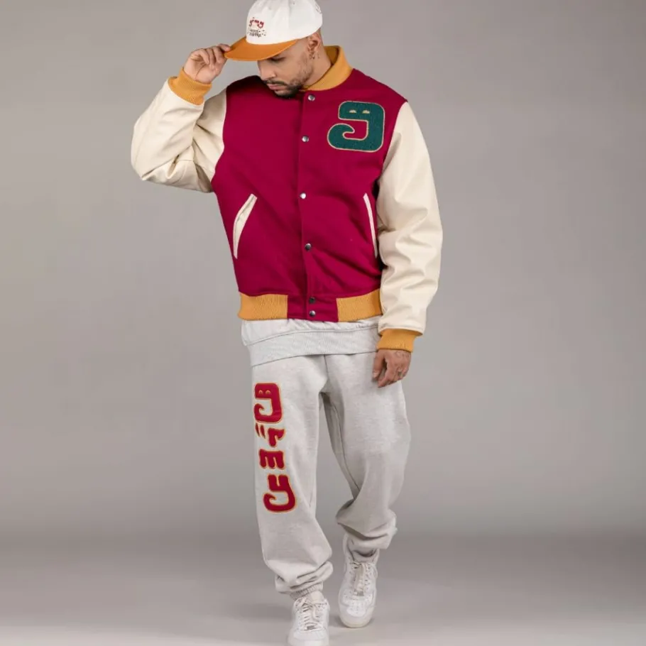 Grimey Pack Pant + Jacket "Lust Mantra" - Wine - Fall 22 Discount