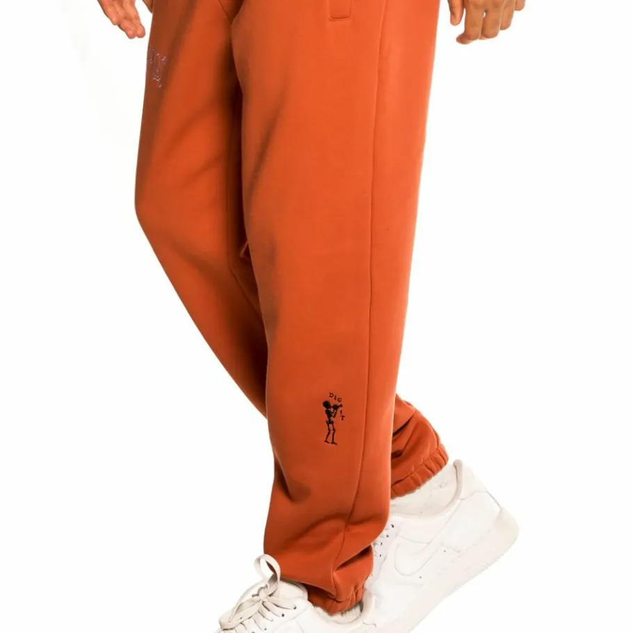 Grimey Pack Pant + Ls Tee "Jazz Thing" - Ochre/Cream - Fall 21 Online