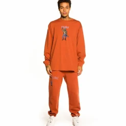 Grimey Pack Pant + Ls Tee "Jazz Thing" - Ochre - Fall 21 Best Sale