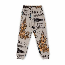Grimey Pack Sherpa Pant + Hoodie Lost Boys - Cream/Yellow - Winter 22 Discount