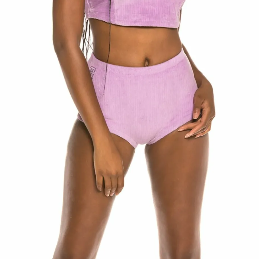 Grimey Pack Short + Top Engineering Corduroy Girl Fw19 Violet Online