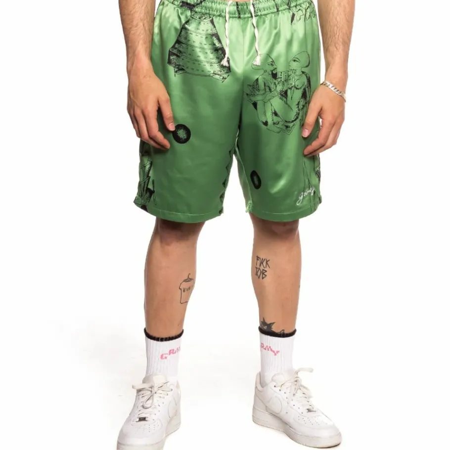 Grimey Pack Shorts + Shirt "Hope Unseen Vimana" - Green - Summer 21 New