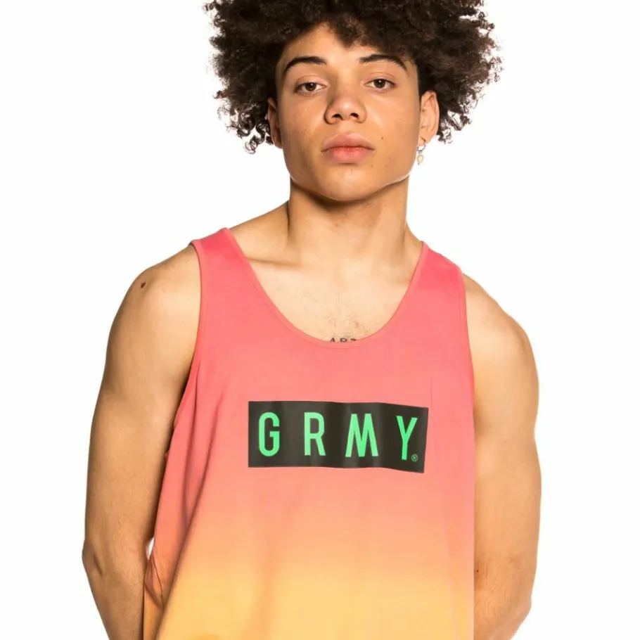 Grimey Pack Shorts "Hope Unseen" + Tank Top "Frenzy" - Black / Pink - Summer 21 Best