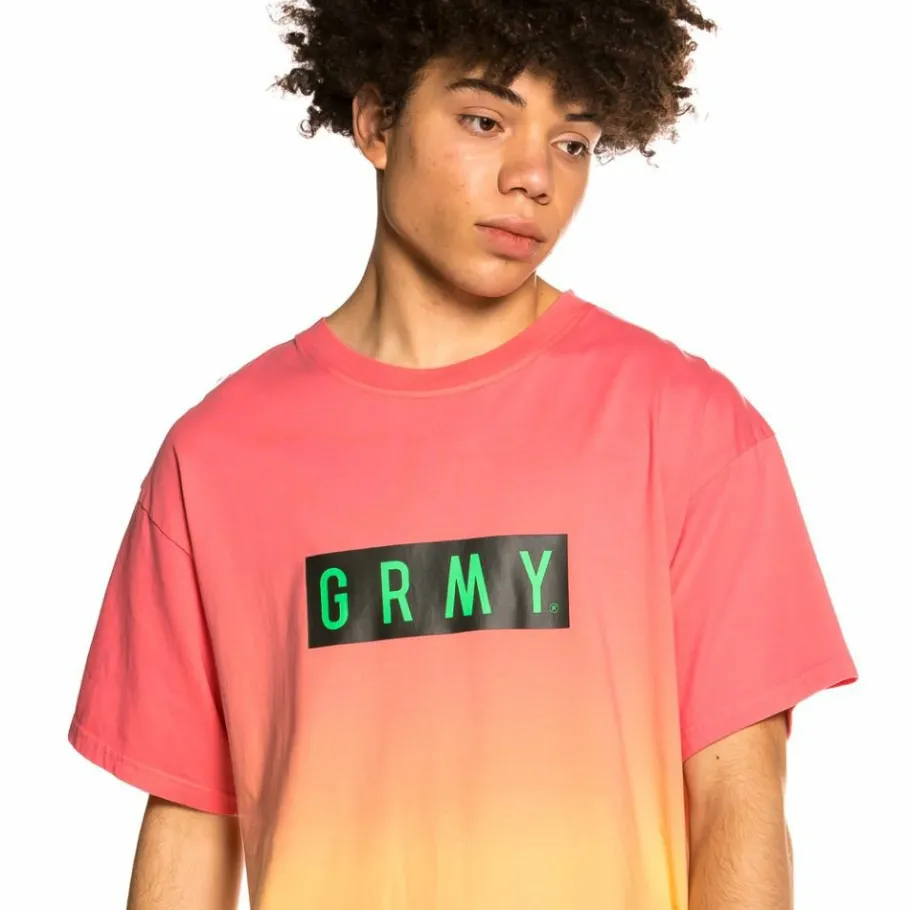 Grimey Pack Shorts "Hope Unseen" + Tee "Frenzy" - Black / Pink - Summer 21 Best