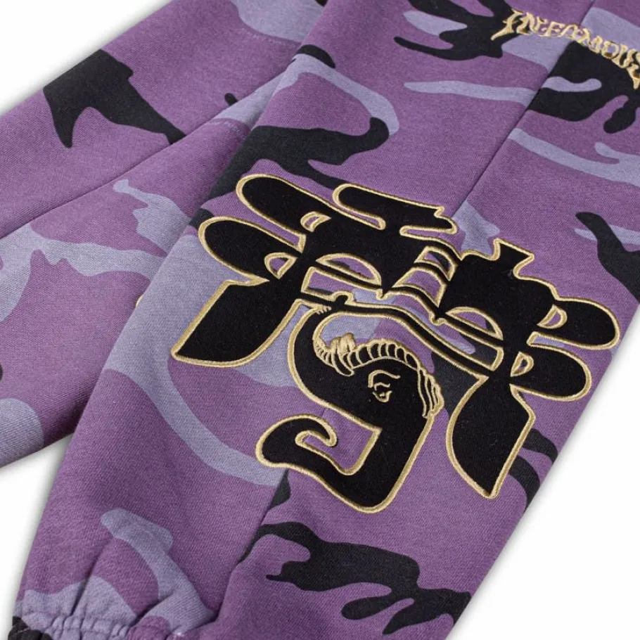 Grimey Pantalon Chandal All Over Print Tusker Temple - Purple - Fw23 Flash Sale