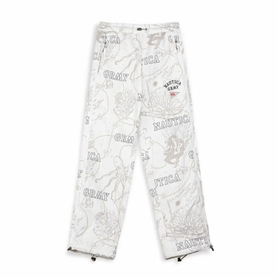 Grimey Pantalon Chandal Mighty Harmonist Nautica X Grmy - White - Ss24 Sale