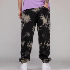 Grimey Pantalon Chandal Ufollow Bleached - Black - Spring 23 Best