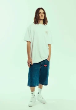 Grimey Pantalon Corto Burn In Flames - Shorts Washed Blue - Ss24 Flash Sale