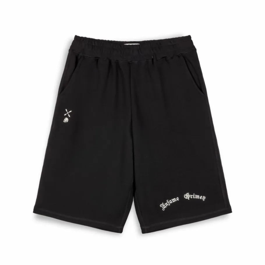 Grimey Pantalon Corto Causing Panic Baggy - Black - Ss24 Cheap
