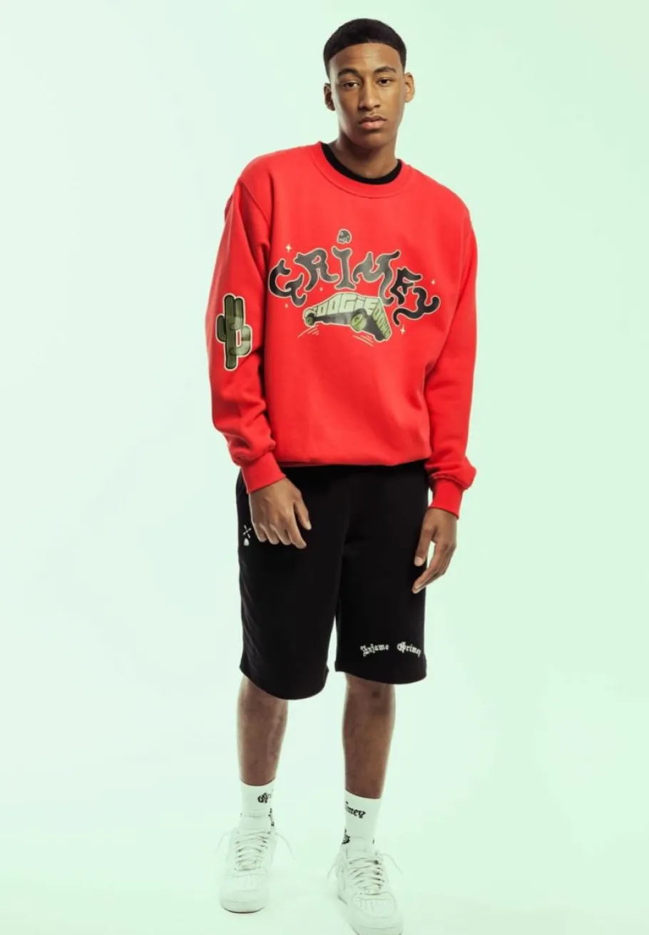 Grimey Pantalon Corto Causing Panic Baggy - Black - Ss24 Cheap