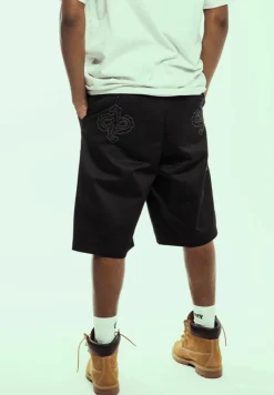Grimey Pantalon Corto Causing Panic Loose - Black - Ss24 Hot