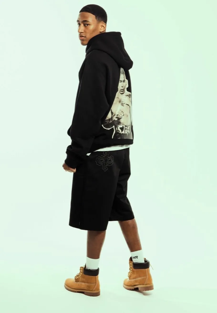Grimey Pantalon Corto Causing Panic Loose - Black - Ss24 Hot