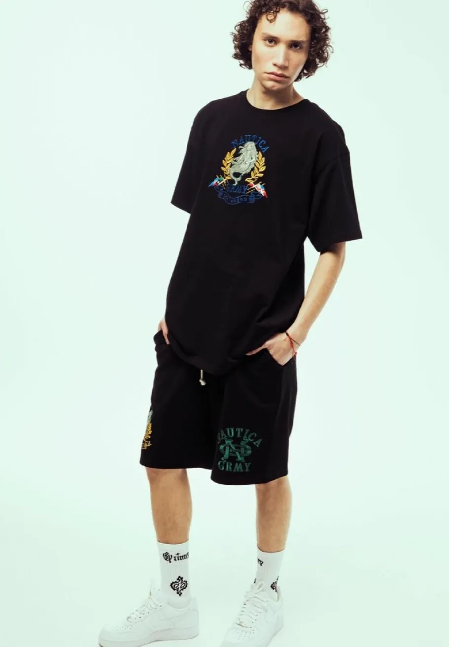 Grimey Pantalon Corto Mighty Harmonist Nautica X Grmy - Black - Ss24 Shop