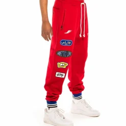 Grimey Pantalon "Arch Rival" - Red - Spring 22 Sale