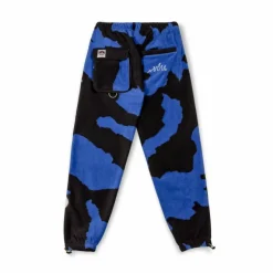 Grimey Pantalon Back At You All Over Print Polar Fleece - Royal Blue - Fw23 Fashion