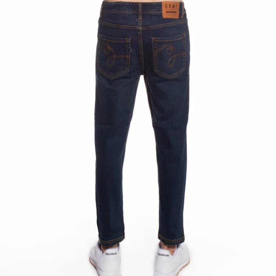 Grimey Pantalon Denim Pant Skinny Jeans Fw17 Indigo Blue Cheap