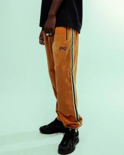 Grimey Pantalon Madrid Velvet - Orange - Fw23 Store