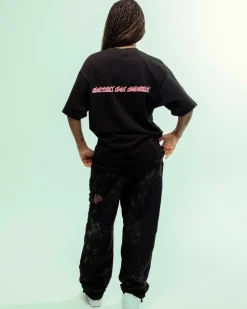 Grimey Pantalon Melted Stone Nylon Tie And Dye - Black - Fw23 Outlet