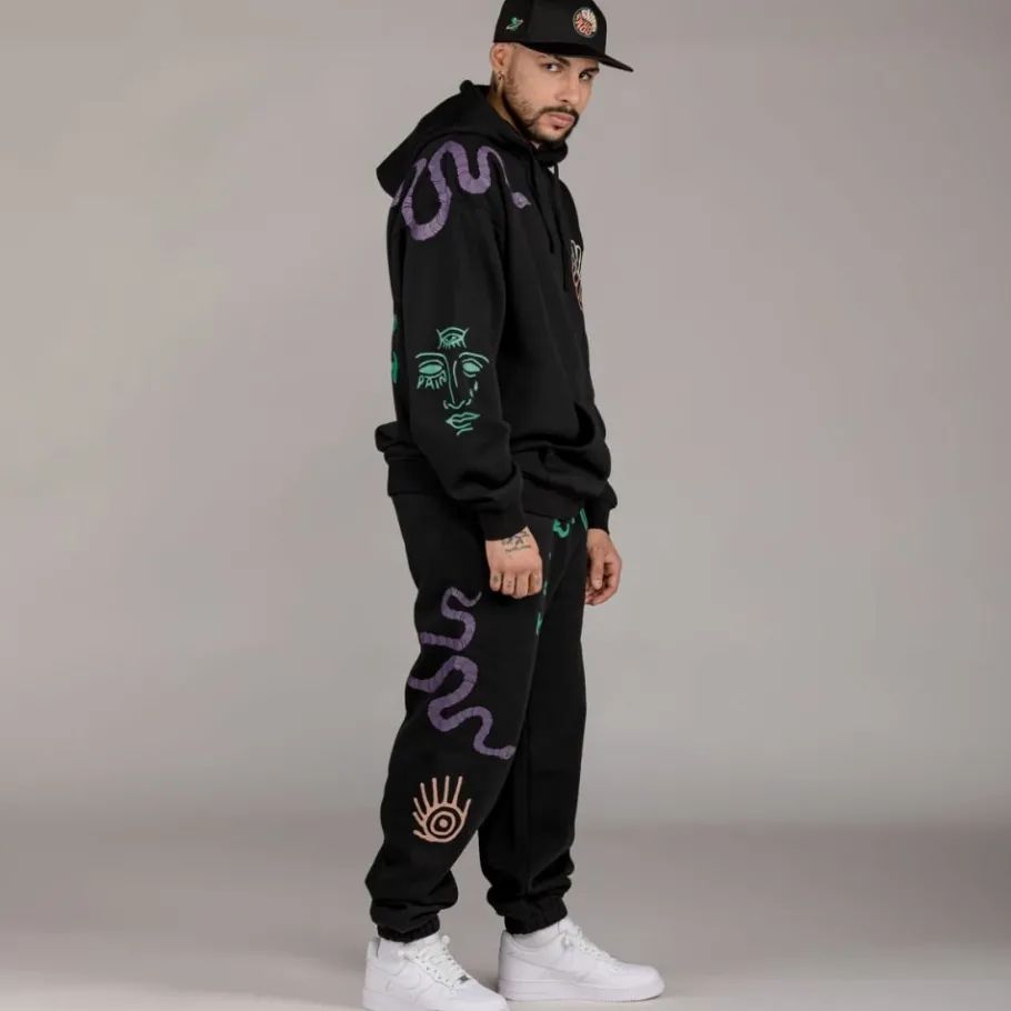 Grimey Pantalon "Snipes X True Roots"- Black - Fall 22 Discount