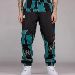 Grimey Pantalon Snow Fox All Over Print Polar Fleece - Blue - Winter L 22 New