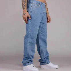 Grimey Pantalon Snow Fox - Washed Blue - Winter L 22 Cheap
