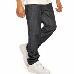 Grimey Pantalon Yanga Regular Raw Denim Ss20 Indigo Flash Sale