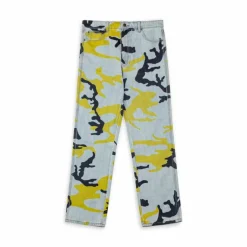 Grimey Pantalon Vaquero The Strait Talk All Over Print Camo Regular - Washed Camo - Fw23 Fashion
