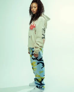 Grimey Pantalon Vaquero The Strait Talk All Over Print Camo Regular - Washed Camo - Fw23 Fashion