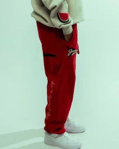 Grimey Panttalon Chandal Nablus - Dark Red - Fw23 Shop