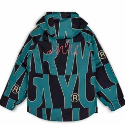 Grimey Parka Snow Fox All Over Print - Blue - Winter 22 Online