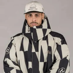 Grimey Parka Snow Fox All Over Print - Black - Winter 22 Shop