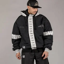 Grimey Pull Over Snow Fox - Black - Winter 22 Best