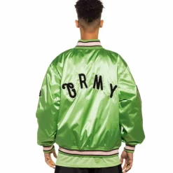 Grimey Satin Jacket Jungle Punch - Green - Spring 22 New