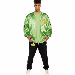 Grimey Satin Jacket Jungle Punch - Green - Spring 22 New