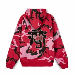 Grimey Sudadera Capucha All Over Print Tusker Temple Vintage - Red - Fw23 Online