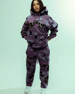 Grimey Sudadera Capucha All Over Print Tusker Temple Vintage - Purple - Fw23 Best