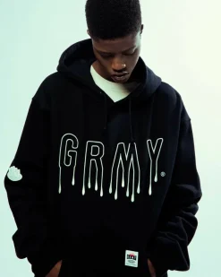 Grimey Sudadera Capucha Back At You Vintage - Black - Fw23 Outlet