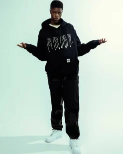 Grimey Sudadera Capucha Back At You Vintage - Black - Fw23 Outlet