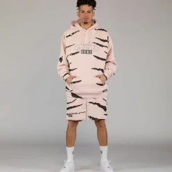 Grimey Sudadera Capucha Cloven Tongues All Over Print Vintage - Cream - Summer 23 Cheap