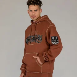Grimey Sudadera Capucha Fire Route - Brown - Spring 23 Store