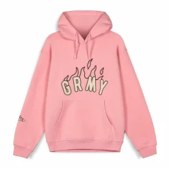 Grimey Sudadera Capucha Melted Stone Vintage - Pink - Fw23 Best Sale