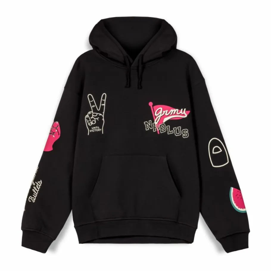 Grimey Sudadera Capucha Nablus Vintage - Black - Fw23 Best