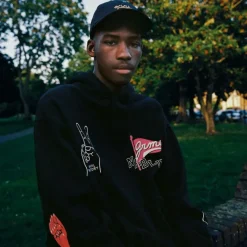 Grimey Sudadera Capucha Nablus Vintage - Black - Fw23 Best