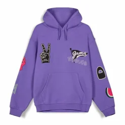 Grimey Sudadera Capucha Nablus Vintage - Purple - Fw23 Best
