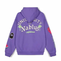 Grimey Sudadera Capucha Nablus Vintage - Purple - Fw23 Best