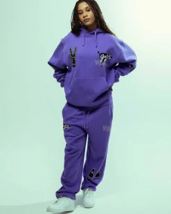 Grimey Sudadera Capucha Nablus Vintage - Purple - Fw23 Best