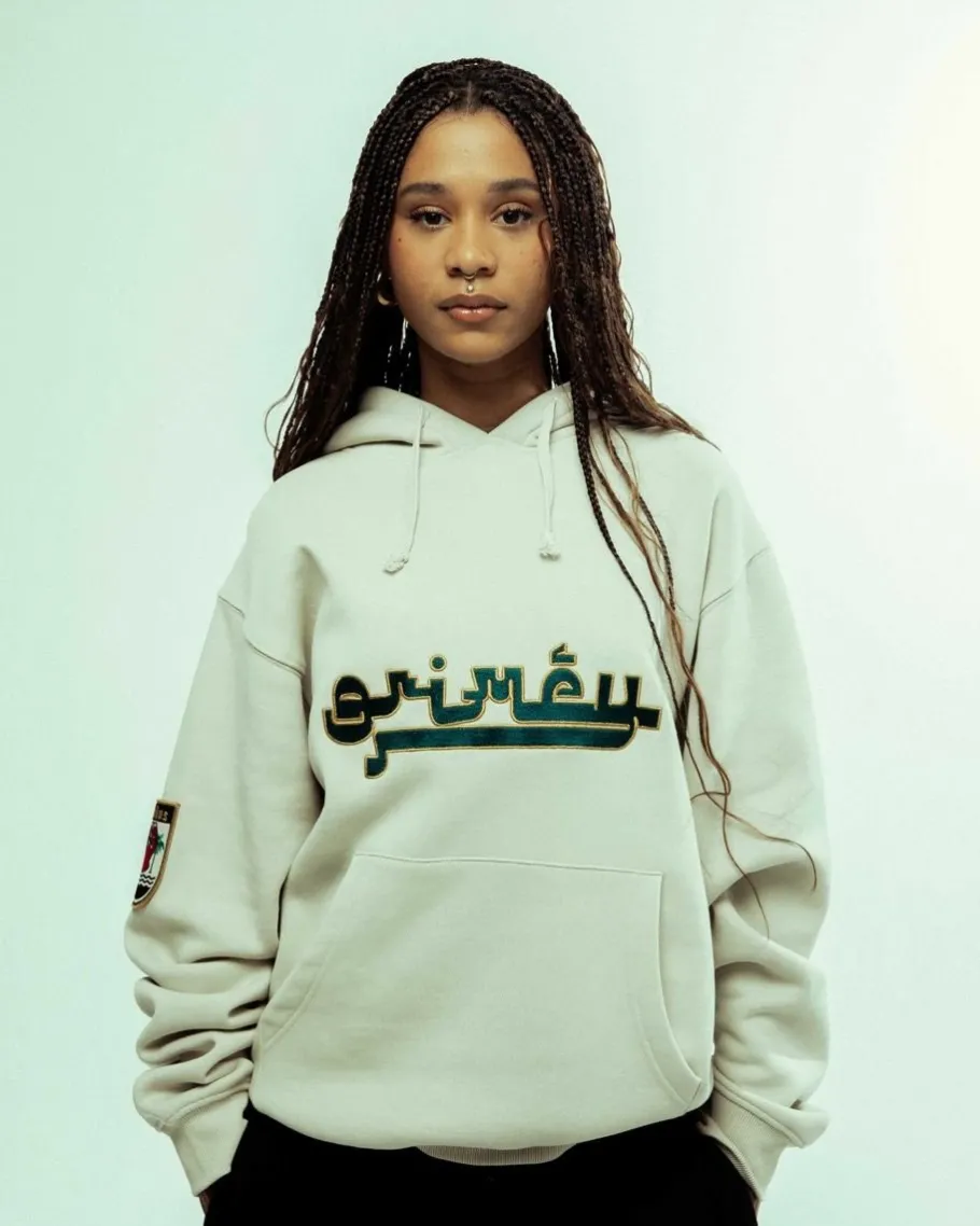 Grimey Sudadera Capucha Nablus Stones Vintage - White - Fw23 Best